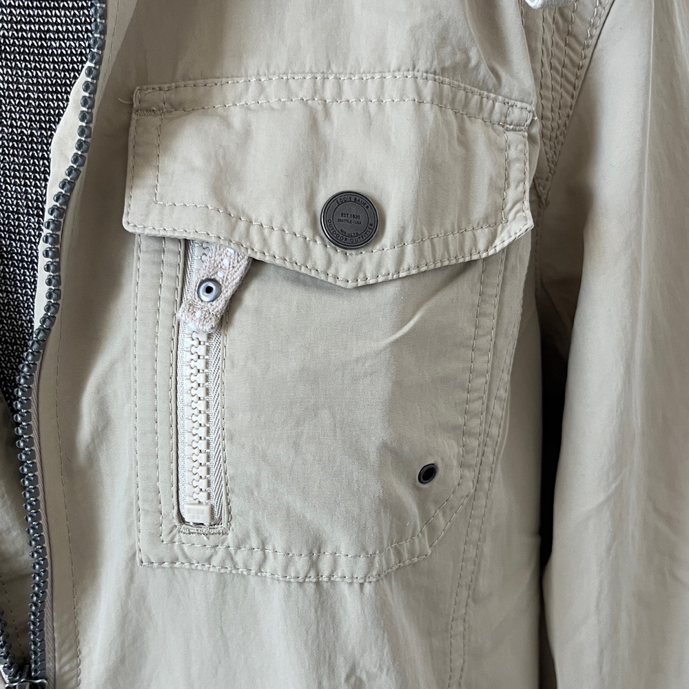 Eddie Bauer Utility Safari Field Jacket Tan Women’s M Lightweight - Picture 5 of 8